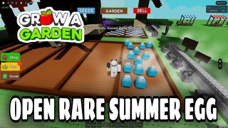 OPEN RARE SUMMER EGG DI GROW A GARDEN