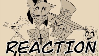 Alastor and Lucifer's reaction | Hazbin Hotel Short Animation