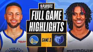 WARRIORS vs GRIZZLIES FULL GAME 3 HIGHLIGHTS NBA Playoffs 2022 Highlights Warriors vs Grizzlies 2K22