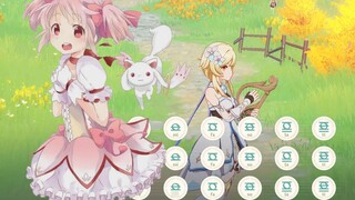 Puella Magi Madoka Magica op "ｺﾈｸﾄ" Performa Genshin Impact (dengan skor)
