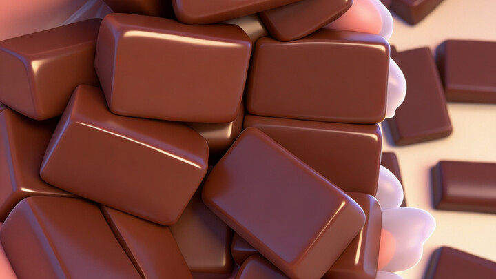 Xào một chảo chocolate không thêm gì cả