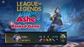 LoL Wild Rift Closed Beta: Ashe (Bot) Ranked Game | Gameplay