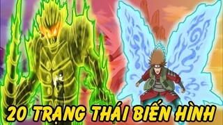 Top 20 Trạng Thái Biến Hình Tăng Sức Mạnh Trong Naruto Và Boruto | Phần 2