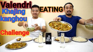 Valandri eromba & veg fry EATING CHALLENGE Manipuri || valendri & kanghou chaba hanba thuba tanaba