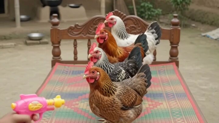 They All Said, “If He’s Down, We’re Down!” 😂🐔