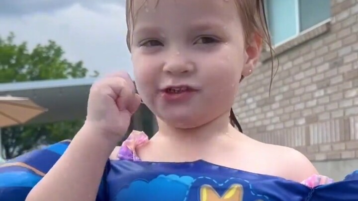 From fear to successfully overcoming challenges, this adorable kid has a special way of cheering the