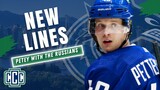 NEW LINES AS CANUCKS TRAINING CAMP OPENS: Petey with Kuzmenko and Mikheyev