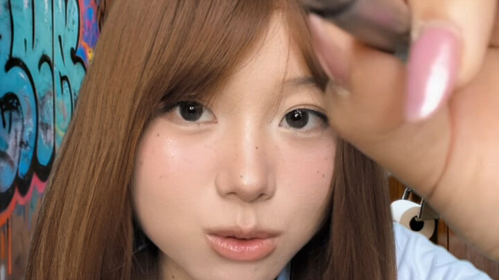 [Real Sound ASMR] Secretly Applying Makeup to You in the School Bathroom