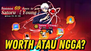 GACHA ATAU SKIP?? AKHIRNYA RILIS BANNER LIMITED PERTAMA SATORU (YOUNG) - JUJUTSU SORCERER