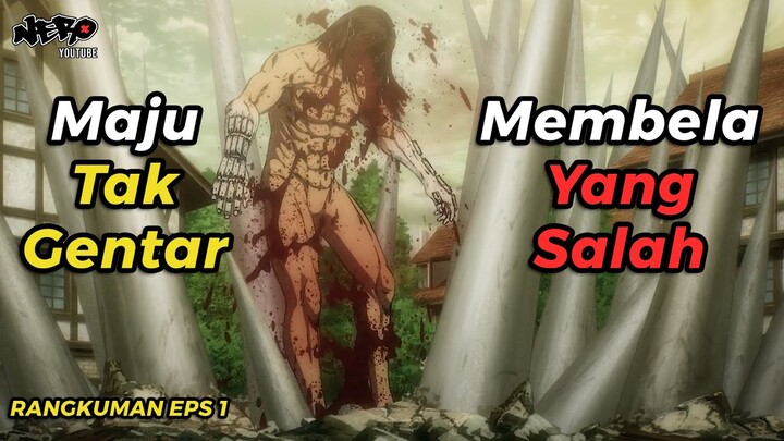 TERPUKUL TERCABIK TERSIKSA HANYA DEMI.... - ALUR CERITA ANIME ATTACK ON TITAN FINAL PART 2 EPISODE 1