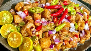 Sizzling Tofu | Tofu Sisig | Ghie's Apron