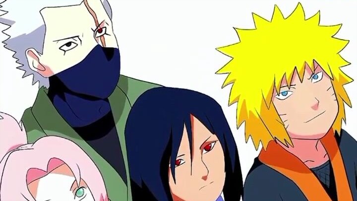 The Sandaime Hokage Team and Team 7 change clothes