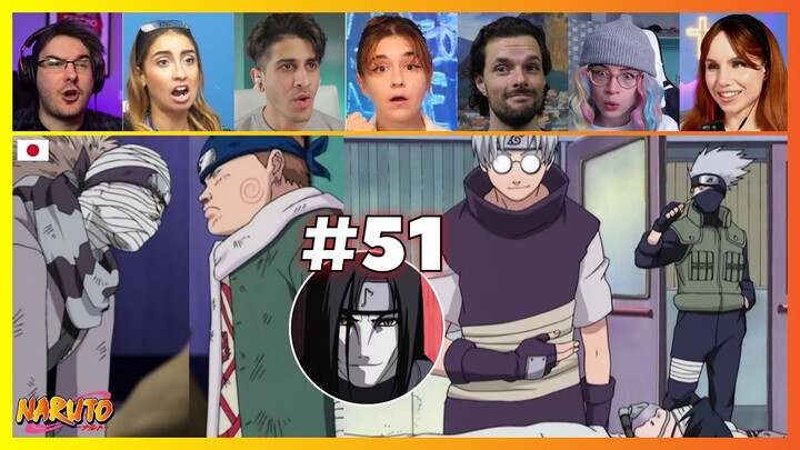 Naruto Episode 51 | Kakashi vs Kabuto | Reaction Mashup ナルト