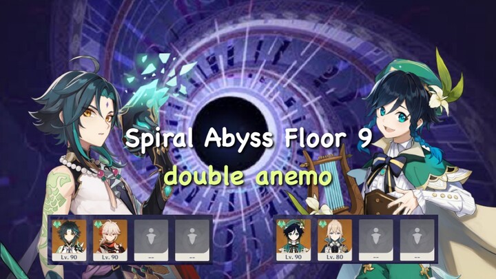 Spiral Abyss Floor 9 Full Stars with Double Anemo