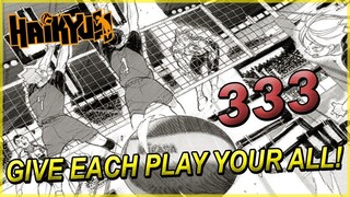 Haikyu!! Chapter 333 Live Reaction - Staying Focused Is Key! ハイキュー!!