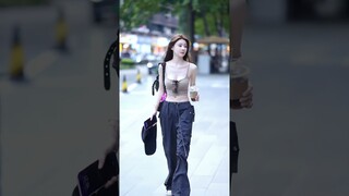 Tiktok China Girl Beautiful 2023 Street Fashion #girl