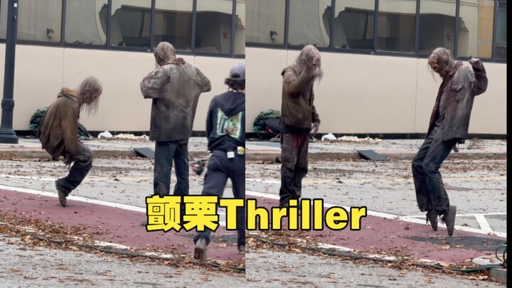 Extras on the set of “The Walking Dead” spontaneously break into dance—MJ’s influence is everywhere.