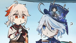 【Weak-hearted Master】Man Ye: Why can’t I get the hat and the ahoge? Fu Fu: ??? Jian: Hehe