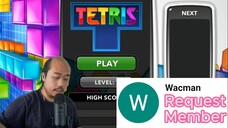ASMR BUBBLICIOUS COLA BUBBLE GUM & PLAYING TETRIS 🧩 EATING SOUNDS & KEYBOARD SO
