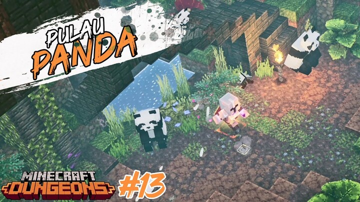 PANDA LAGi PESTA Di PULAU RAHASiA 😍 Minecraft Dungeons