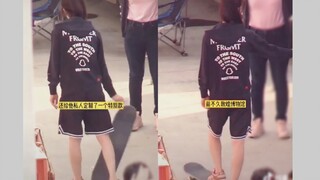 #وانغ يبو# لا تظن أن من تبدو ظهورهن جميلة مع ذيل الحصان المرتفع هن فاتنات، فبمجرد أن تلتفت إليكِ ستج