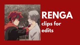 [SK8] RENGA clips for edits (reki x langa)