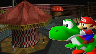 Super Mario 64 Last Impact 100% World 3 - Luna Park Hidden Stars