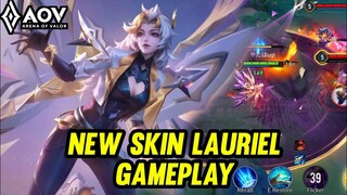 AOV : NEW SKIN LAURIEL GAMEPLAY - ARENA OF VALOR LIÊNQUÂNMOBILE ROV