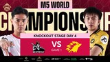 (FIL) M5 Knockouts Day 4 | DEVU vs ONIC | Game 1