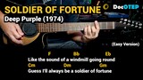 Soldier Of Fortune - Deep Purple (1974) Easy Guitar Chords Tutorial with Lyrics Part 1 REELS
