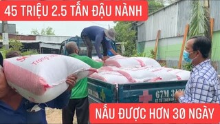 Cảm ơn MTQ hỗ trợ Chú 8 Tàu Hũ 2.5Tấn đậu nành 45 triệu để chú nấu tàu hũ giúp đỡ bà con khó khăn