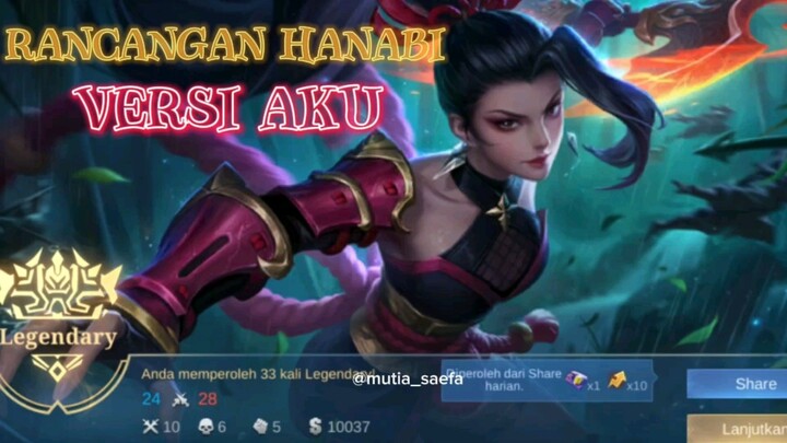 Rancangan hanabi versi aku :)