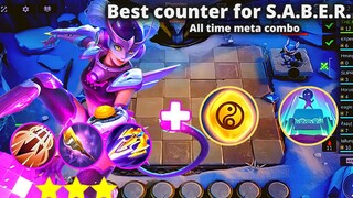 COUNTER NEW META S.A.B.E.R. SYNERGY WITH EASIEST COMBO | MLBB MAGIC CHESS BEST SYNERGY COMBO TERKUAT