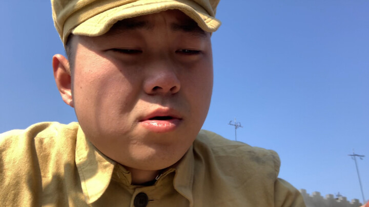 I have been playing the role of a Japanese soldier for several days and my dream finally came true t