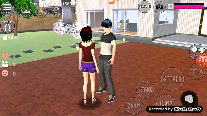 ajak shinichi main bareng || sakura school simulator