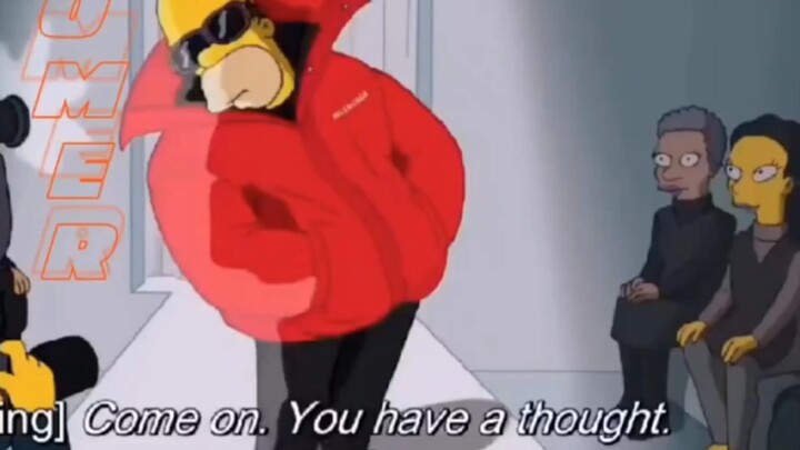 Hou Mo is still the most handsome. "The Simpsons" "Balenciaga"