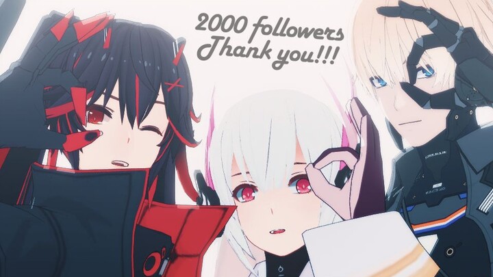 构造体很可爱 战双是最好的游戏😇😇2000粉 Thank you~！【战双MMD展示】