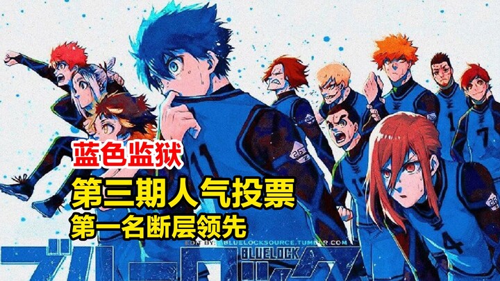 蓝色监狱第三期人气投票出炉，第一名断层领先！