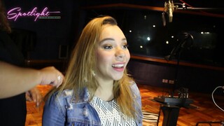 Mirriam Manalo on Spotlight! (behind-the-scenes)