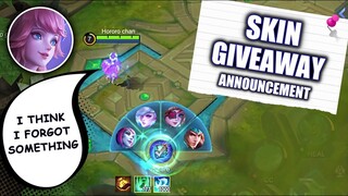 SKIN GIVEAWAY FOR DECEMBER AND FLORYN IS THE BEST HEALER! | MOBILE LEGENDS