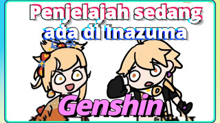 Penjelajah sedang ada di Inazuma