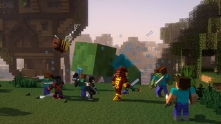 BEES FIGHT - Alex and Steve Life (Minecraft Animation)