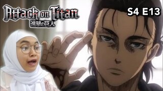 Attack On Titan Season 4 Episode 13 Sub Indo | REACTION INDONESIA