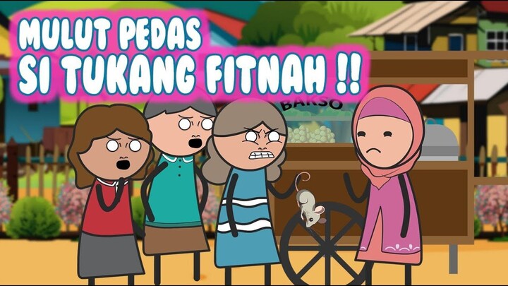 Jangan Ditiru !! Mulut Pedas Si Tukang Fitnah - Drama Animasi