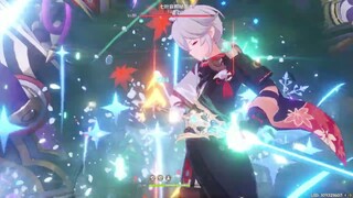 KAZUHA ACCIDENTLY KILL THE BAD BOY DURING BUFFING