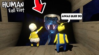 DUO LETOY MASUK KERETA HANTU PALING HORROR DI HUMAN FALL FLAT!!!