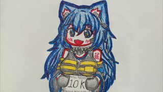 【手绘】我把所有粉丝变成猫娘了!?