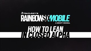 Lean Mechanic in Rainbow Six Mobile Closed Alpha