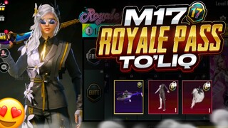 🔥 M17 ROYALE PASS TO'LIQ / 1-RPdan 50-RPgacha / RP YASHIK / YANGI VERTALYOT