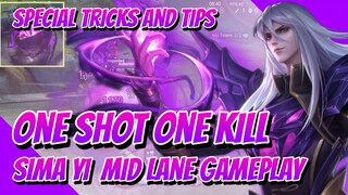 One Shot One Kill Mid Laner | Sima Yi Gameplay | Honor of Kings | HoK